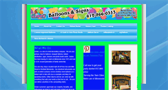 Desktop Screenshot of andonballoons.com